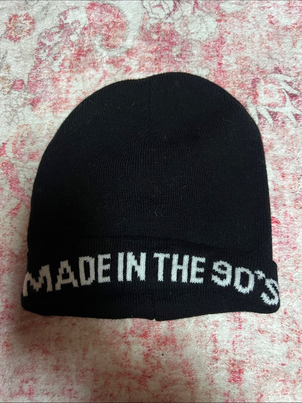 Forever 21 Black Beanie "Made in the 90's"